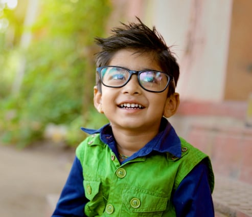 Child Looking Up